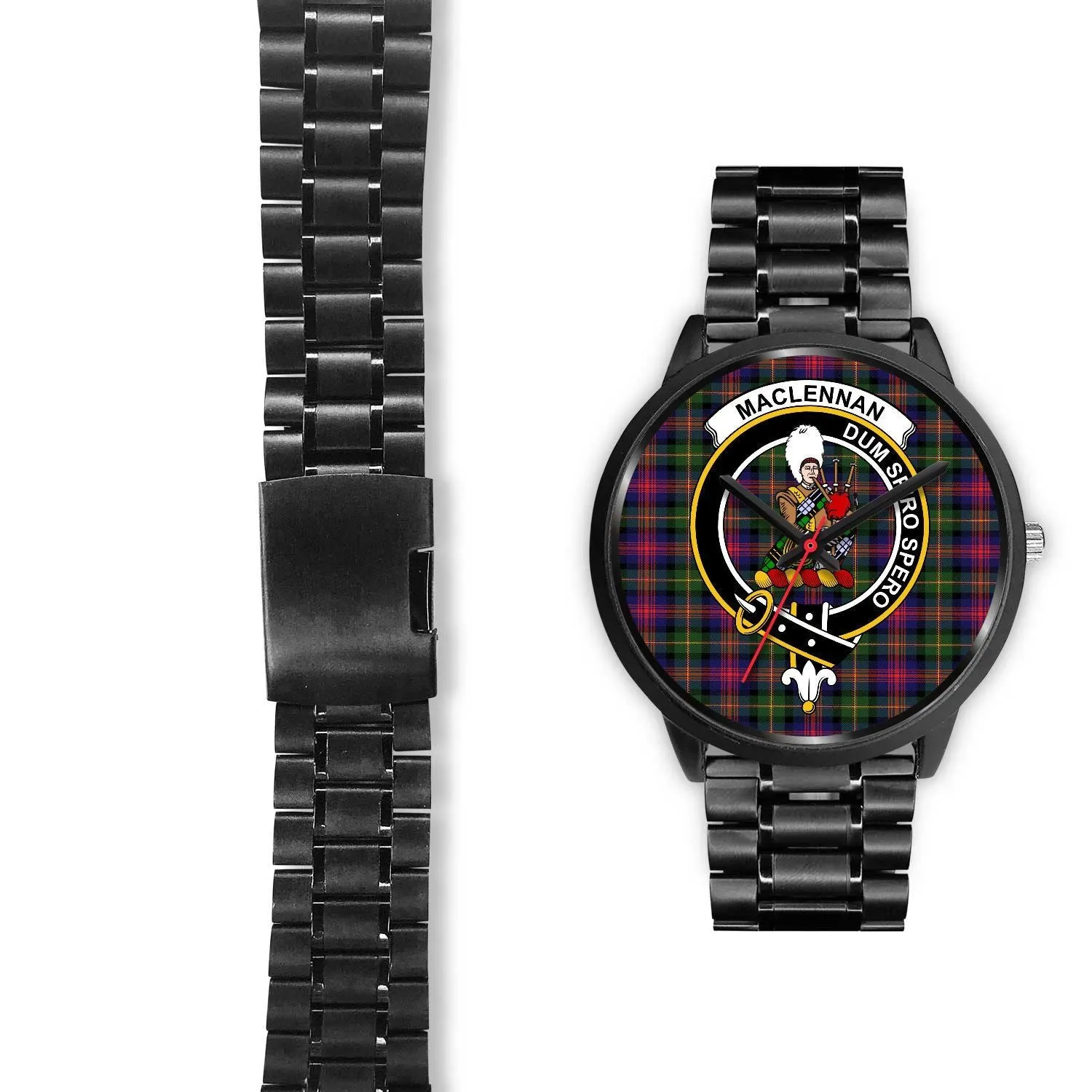 MacLennan Large Clan Badge Tartan Black Watch