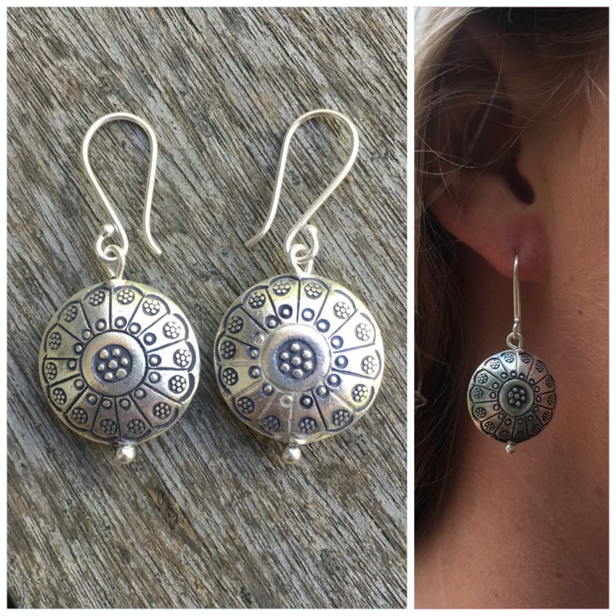 MANDALA MOON EARRINGS