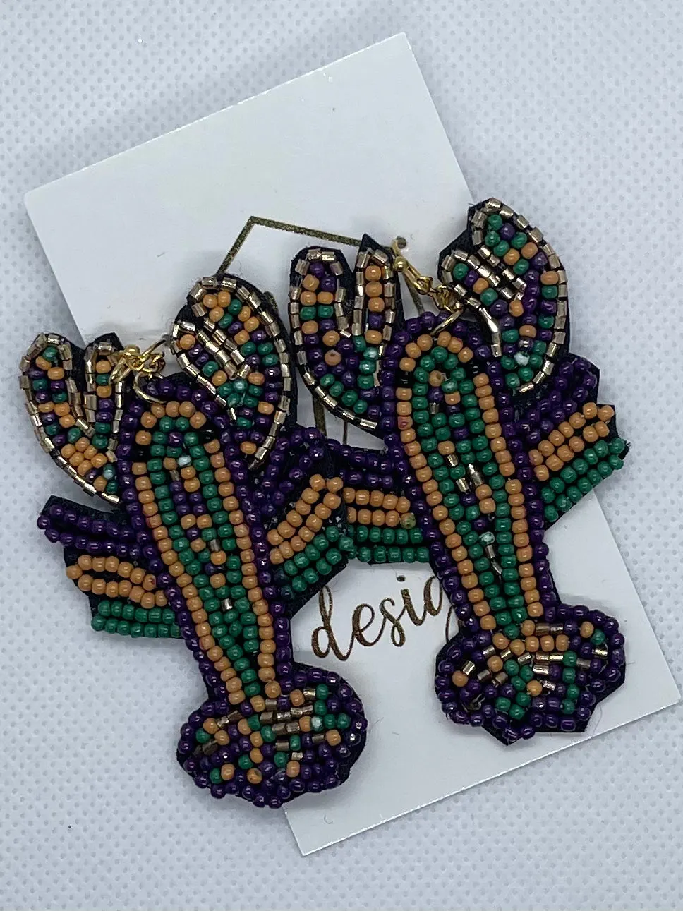 Mardi Gras Earrings