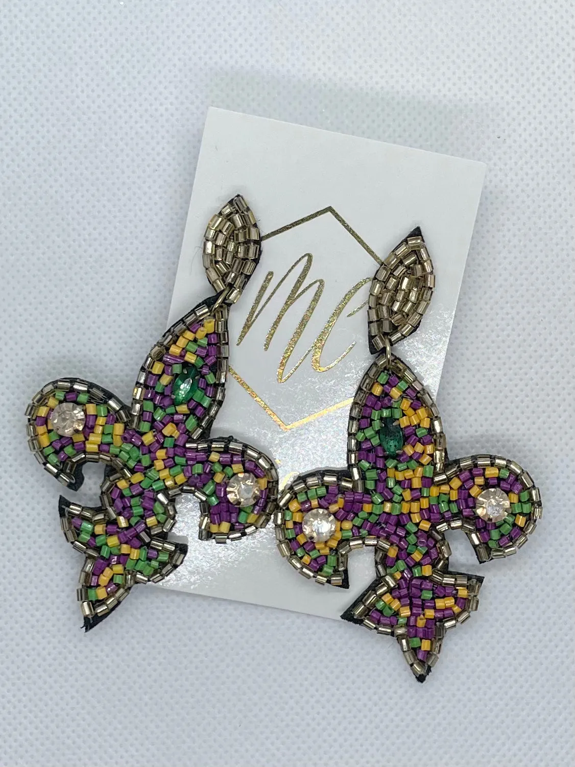 Mardi Gras Earrings