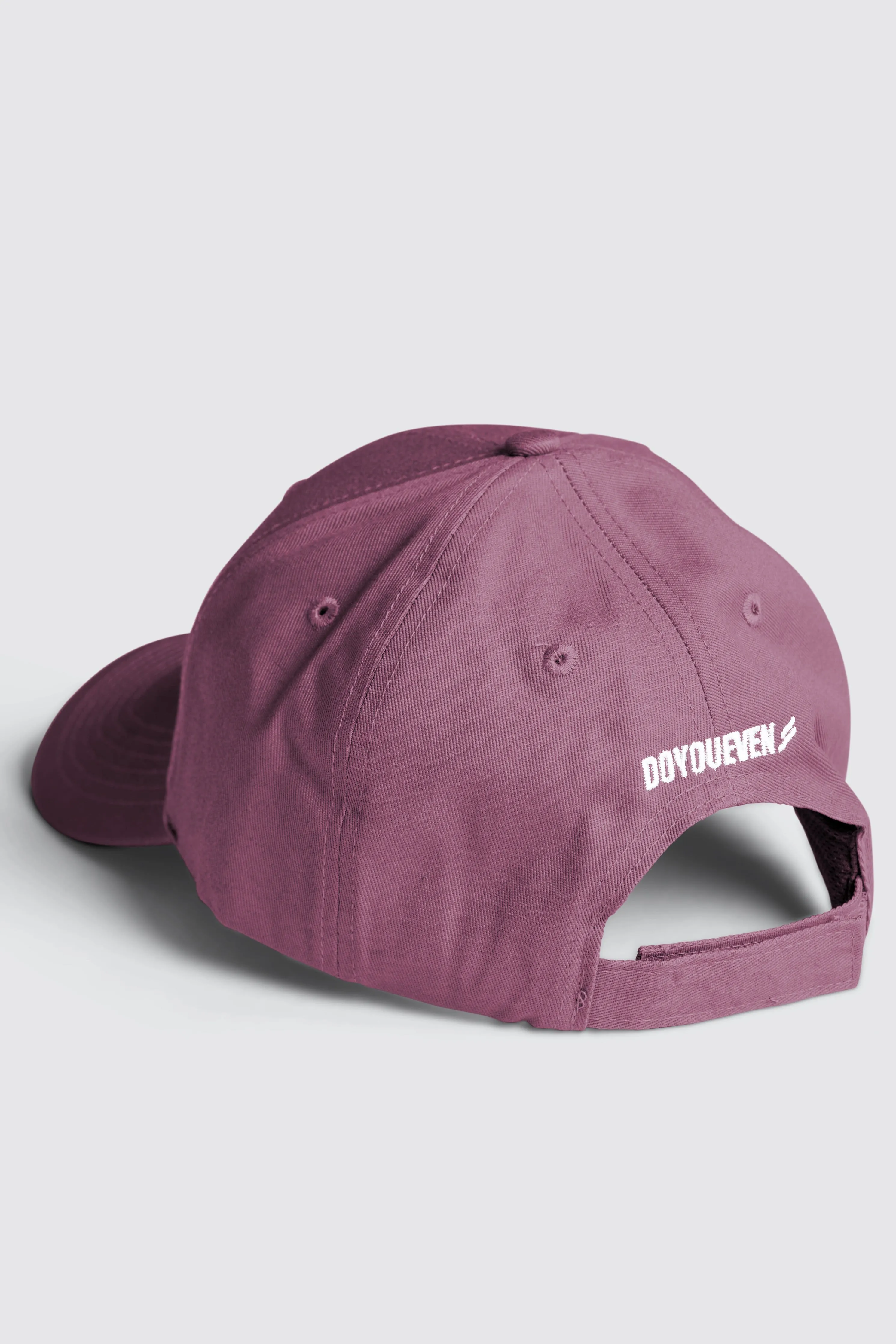 Marked Baseball Cap - Deep Burgundy