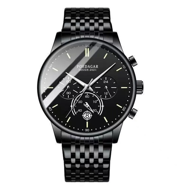 Men's Fashion Multifunctional Waterproof Quartz Watch