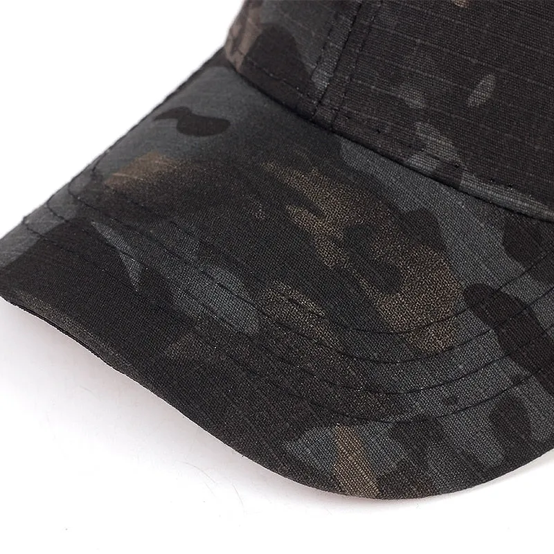 Mesh Summer Sun Hat Caps for Men Women Adjustable Baseball Cap Men Trucker Hats Camouflage Jungle Tactical Hats