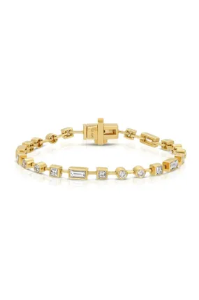 Modern Tennis Bracelet