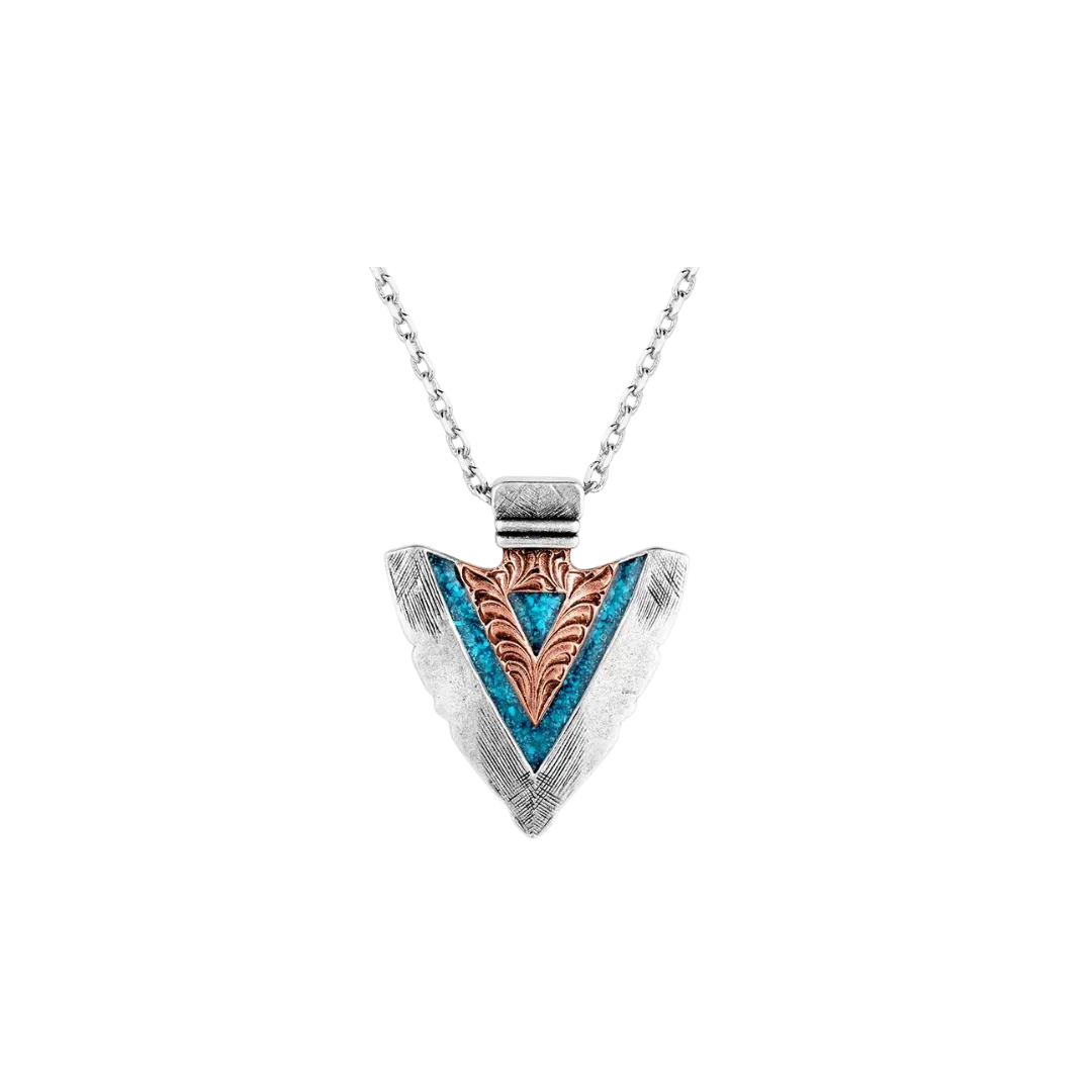 Montana Inner Light Arrowhead Turquoise Necklace