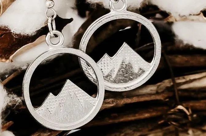 Mountain Peak Jewelry - Pendant Necklace - Earrings