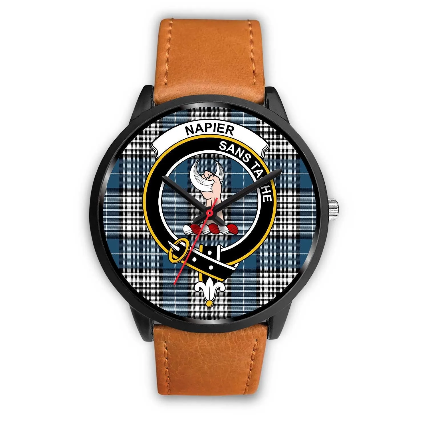 Napier Modern Clan Badge Tartan Black Watch