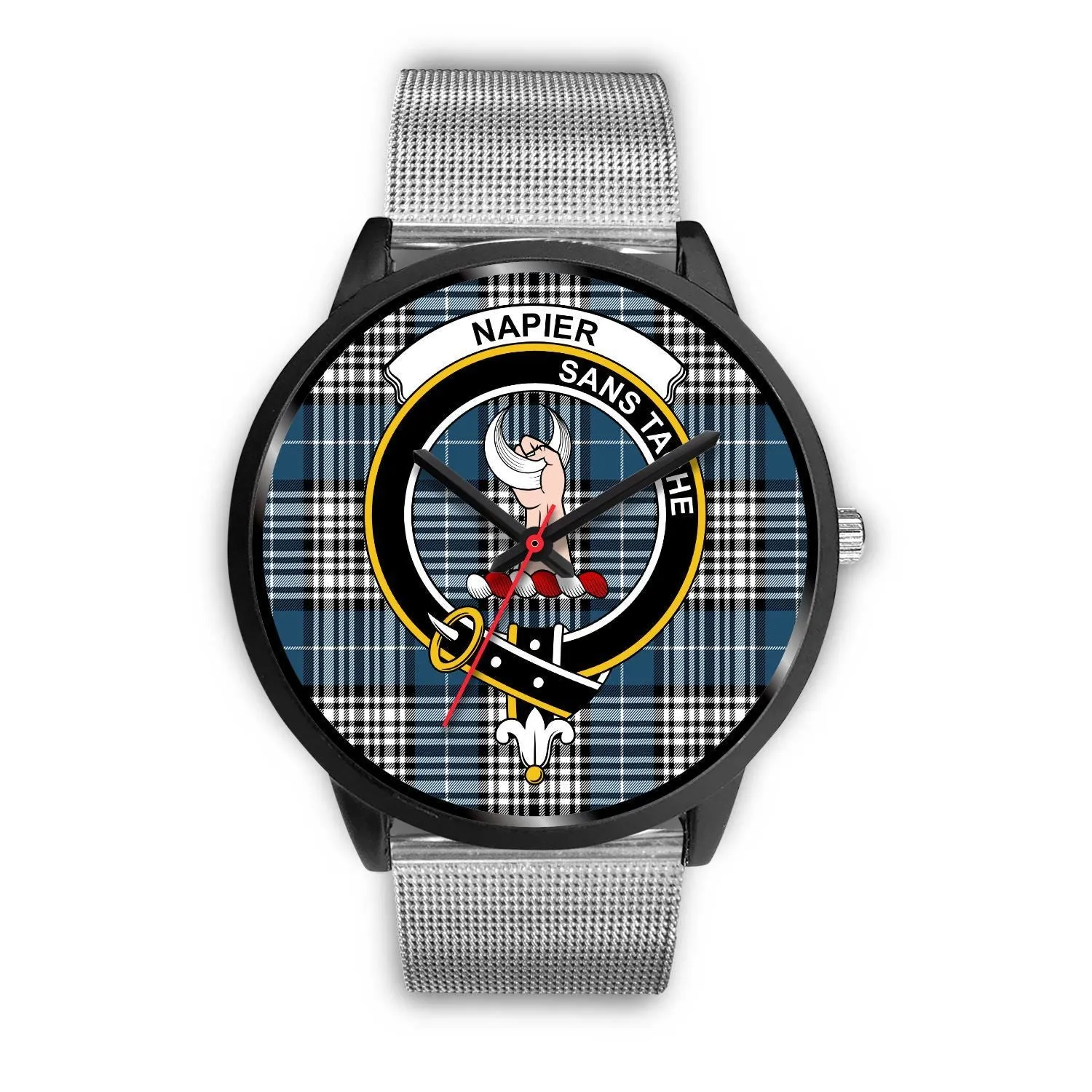 Napier Modern Clan Badge Tartan Black Watch