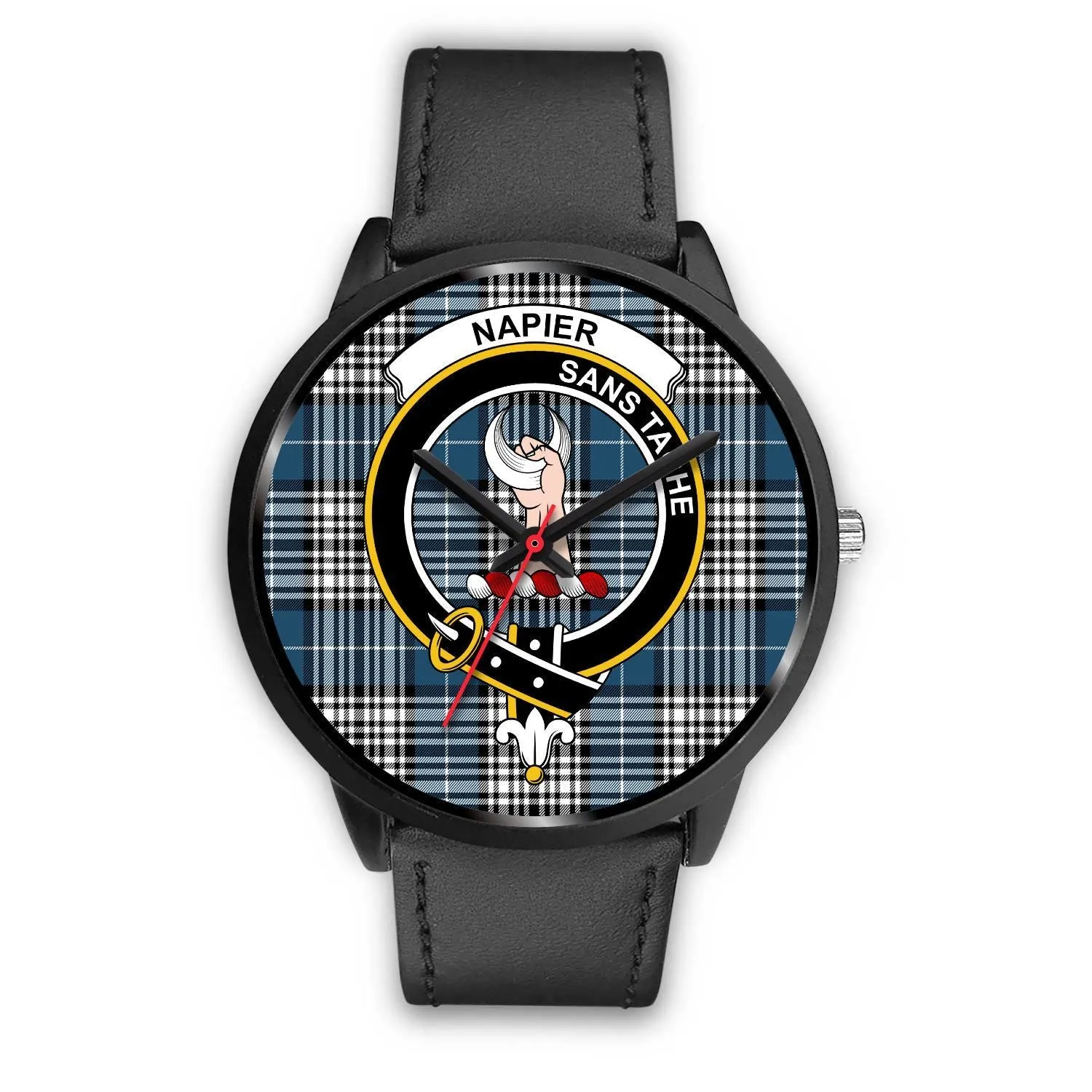 Napier Modern Clan Badge Tartan Black Watch