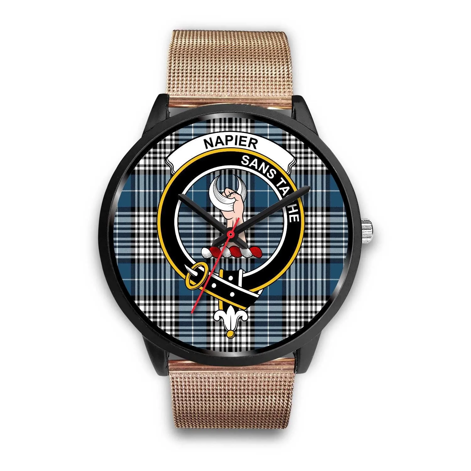 Napier Modern Clan Badge Tartan Black Watch