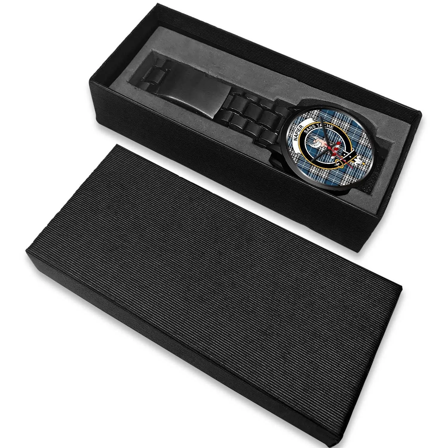 Napier Modern Clan Badge Tartan Black Watch