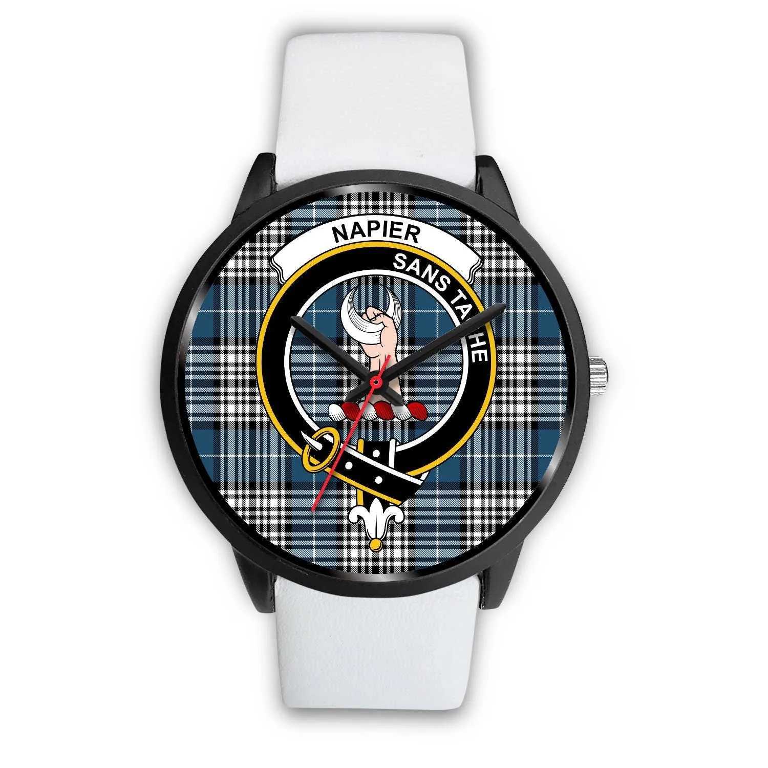 Napier Modern Clan Badge Tartan Black Watch