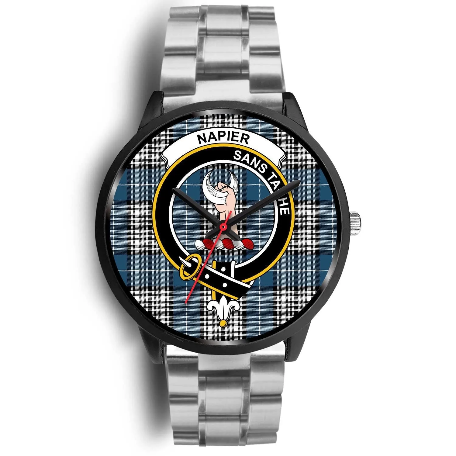 Napier Modern Clan Badge Tartan Black Watch