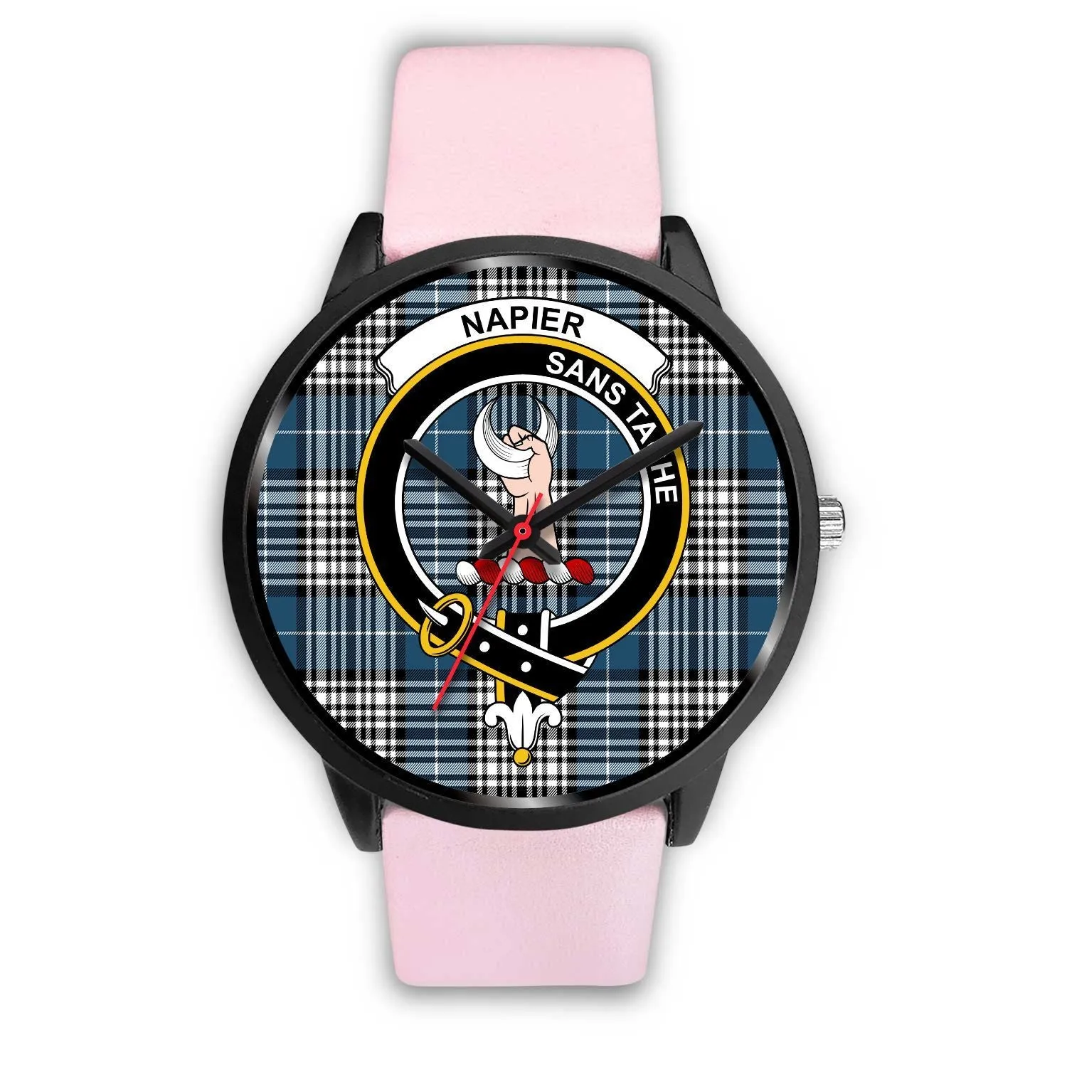 Napier Modern Clan Badge Tartan Black Watch