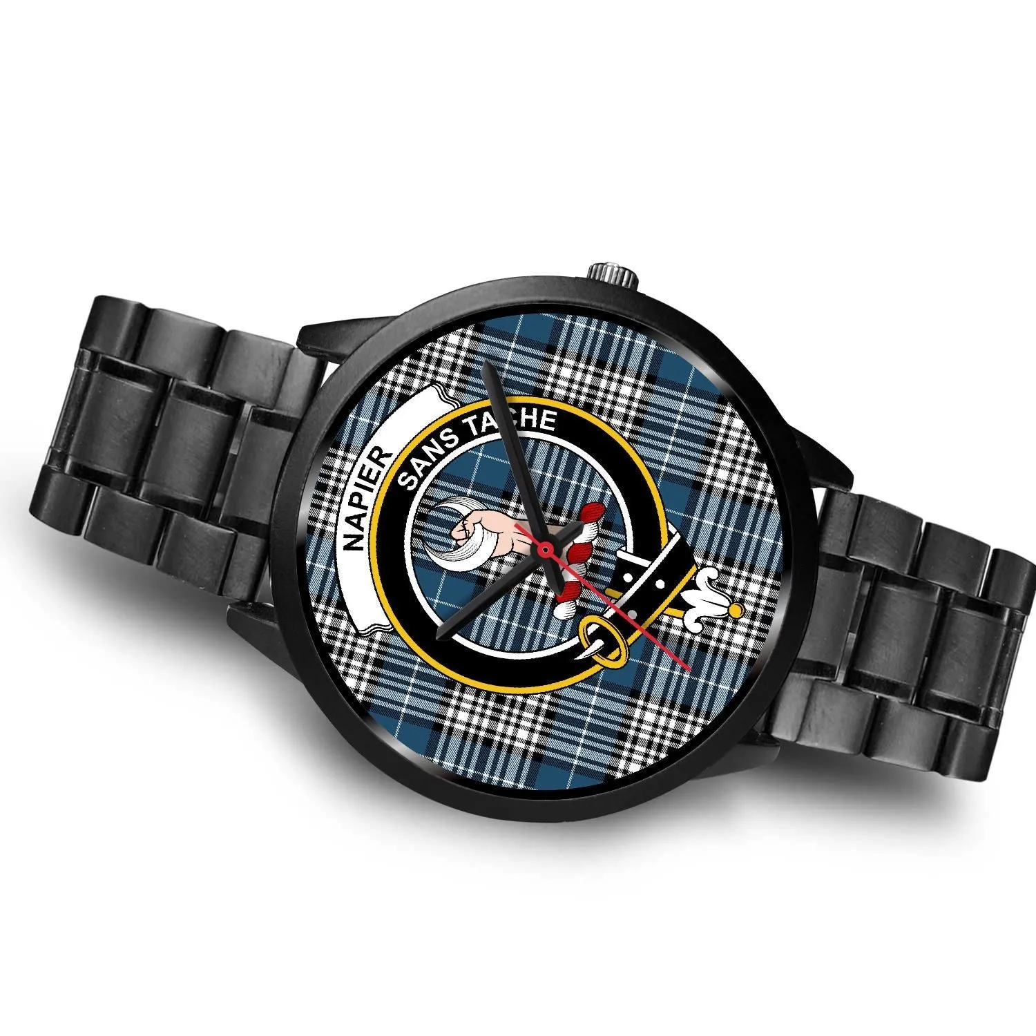 Napier Modern Clan Badge Tartan Black Watch