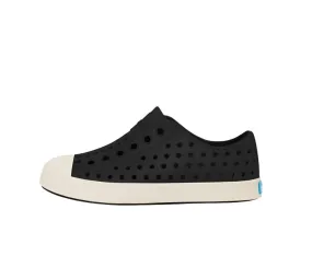 NATIVE Jefferson Junior Shoes Jiffy Black/Shell White