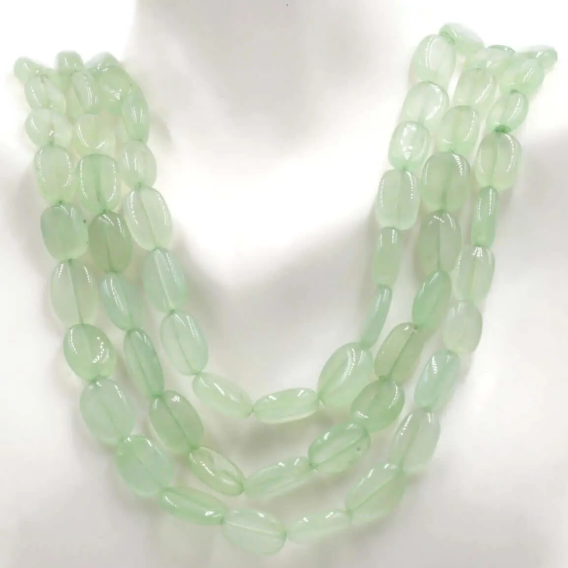 Natural Emerald Green Quartz gemstone Strands Quartz stone Green Quartz Green Oval Quartz Jewelry SKU:6142521, 6142521-3L