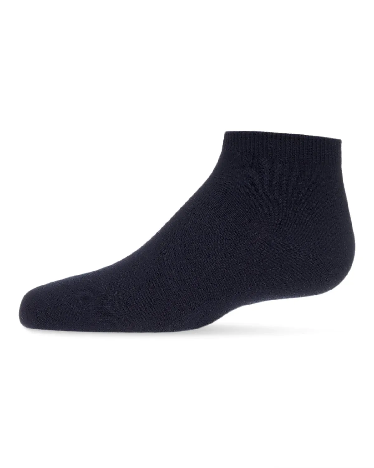 Navy Infants Basic Soft Bamboo-Blend Anklet Sock