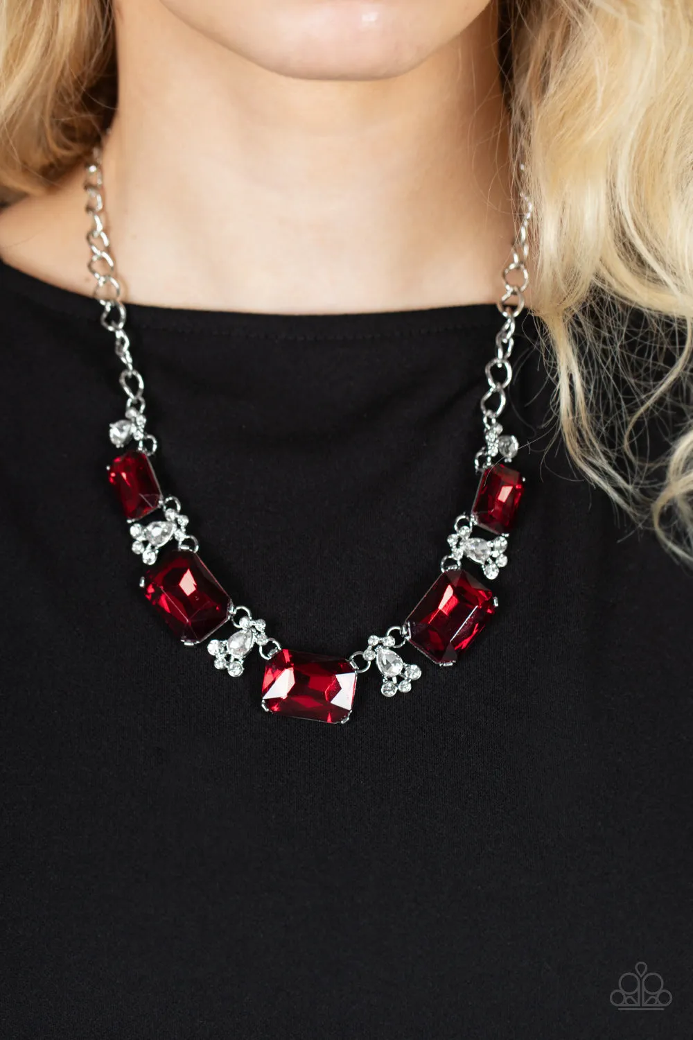 Necklaces Flawlessly Famous - Red N020