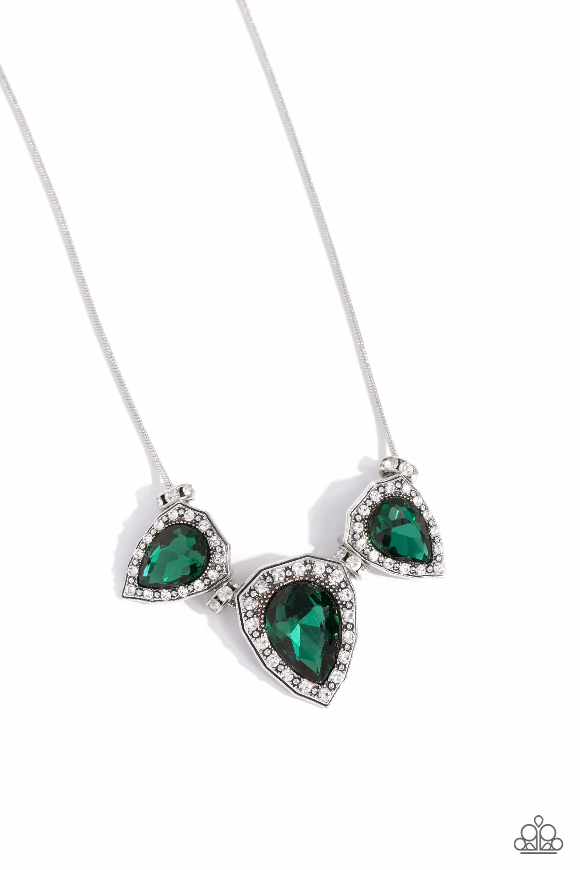 Necklaces Majestic Met Ball - Green N175