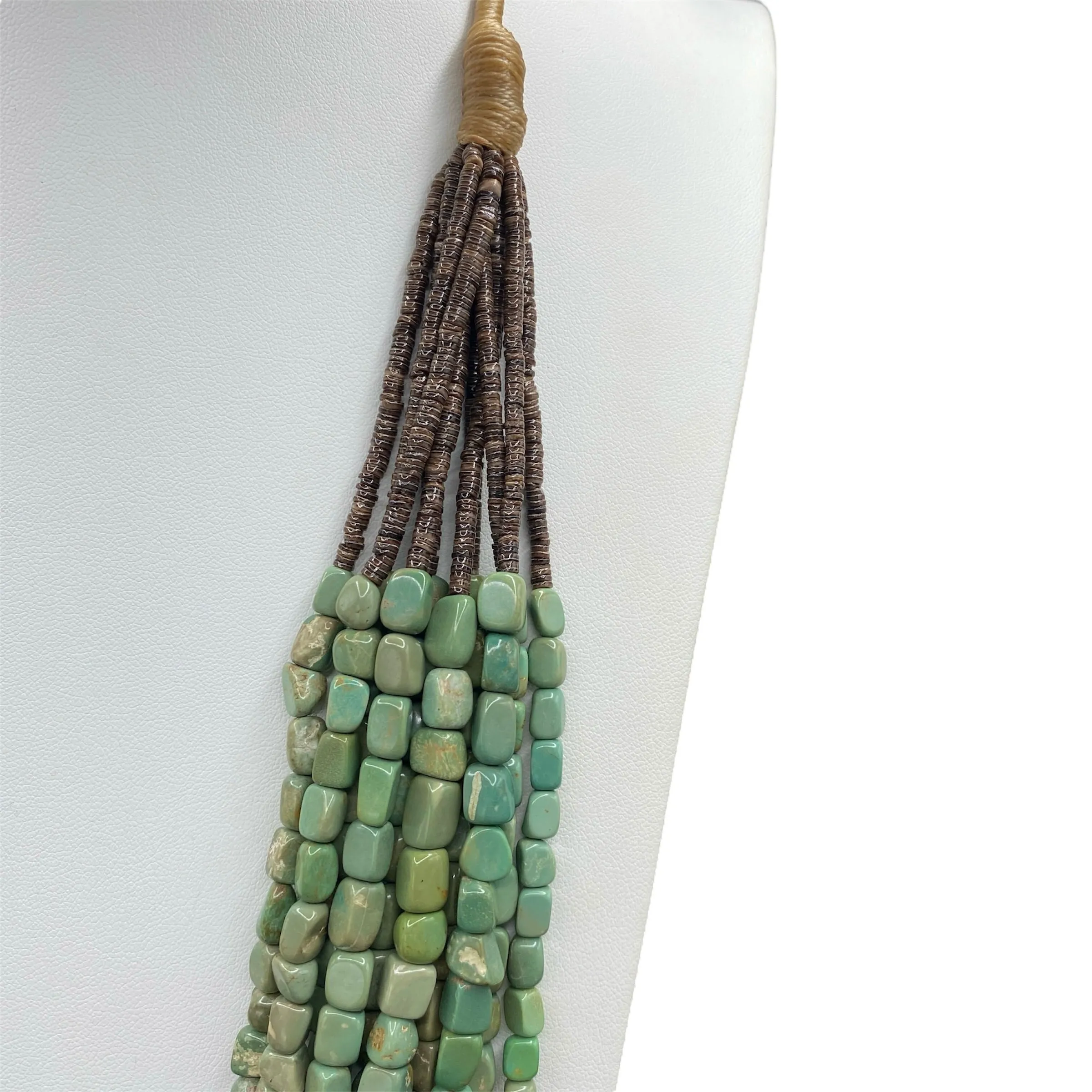 Nevada Green Turquoise Necklace Ten Strand