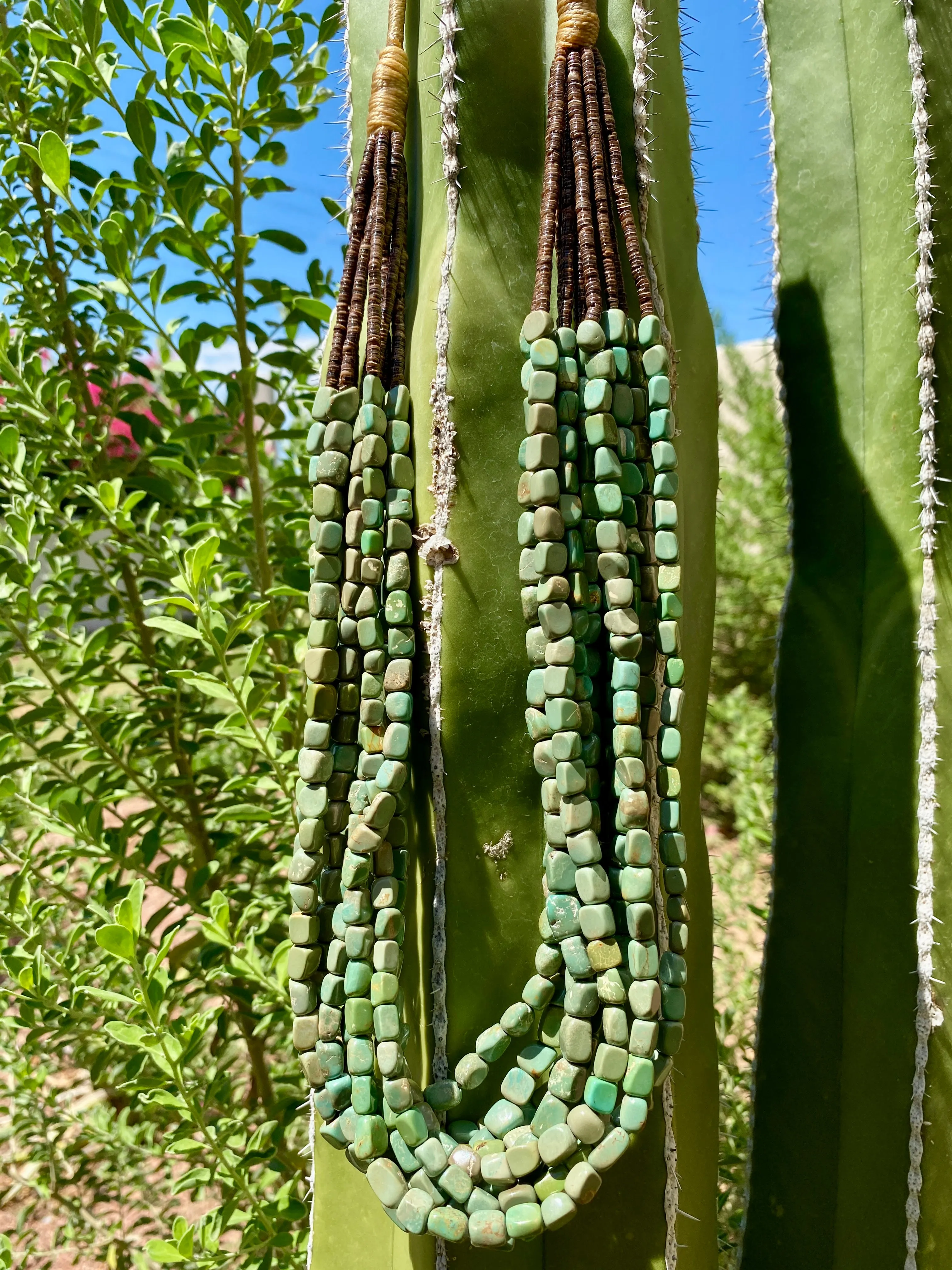 Nevada Green Turquoise Necklace Ten Strand