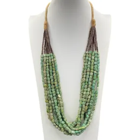 Nevada Green Turquoise Necklace Ten Strand