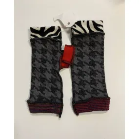 New and Upcycled Recycled sweater texting fingerless gloves with thumb guards