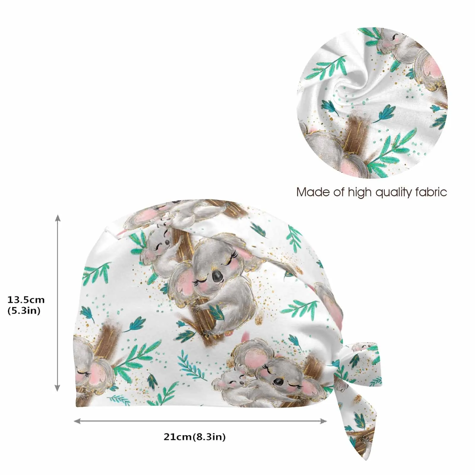 Nurse Scrub Cap Australian Koalas  Scrub Cap