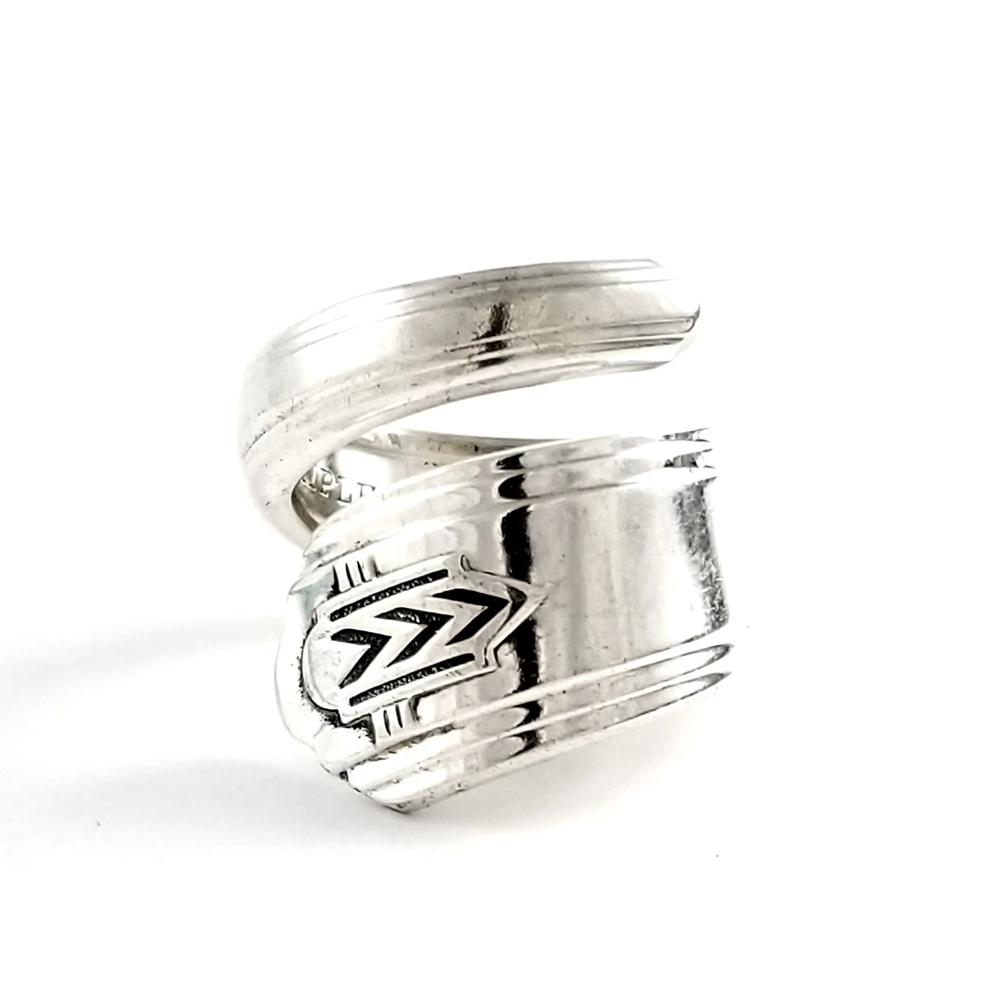 Oneida Chevron Wrap Around Spoon Ring