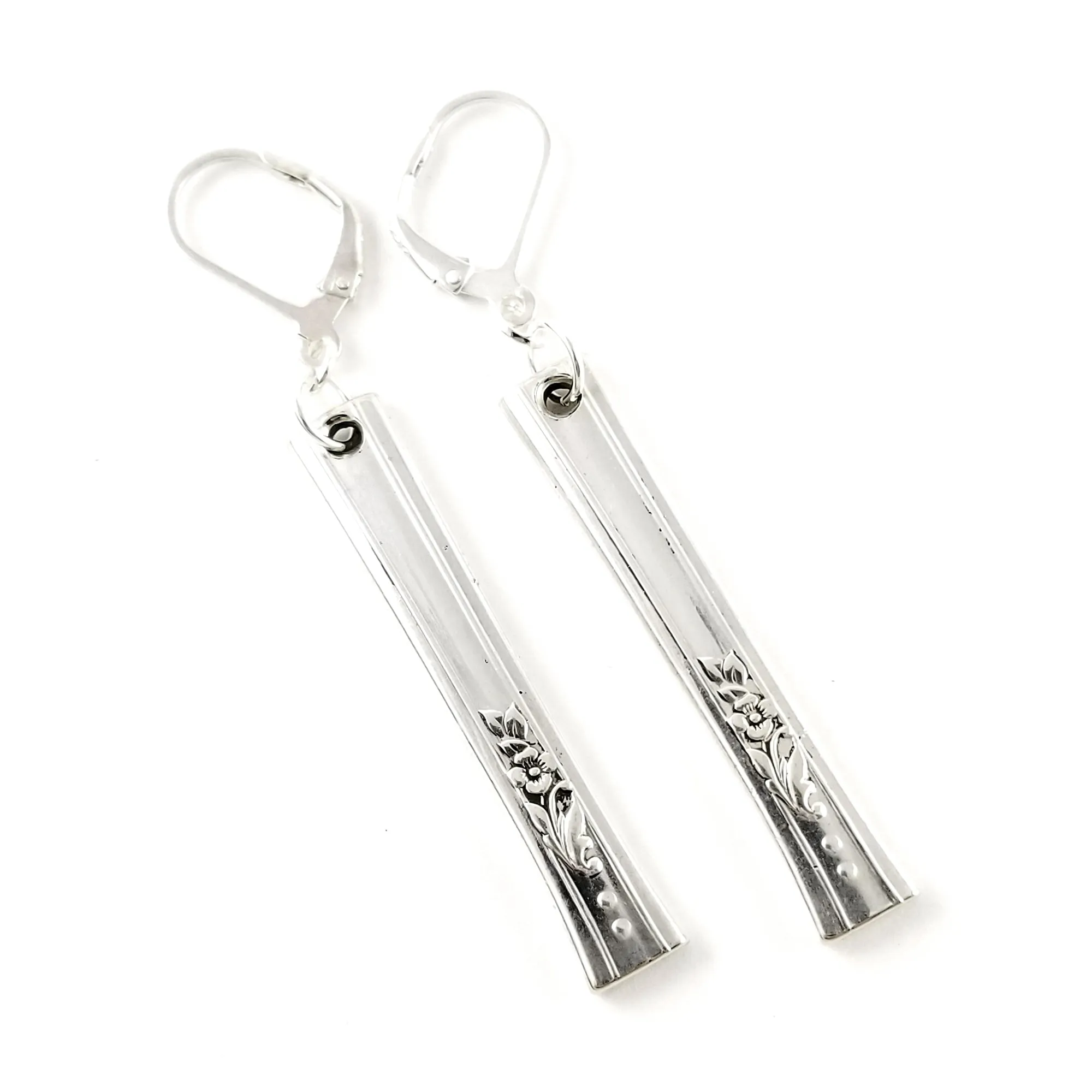 Oneida Queen Bess II Bar Spoon Earrings