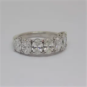 Oval Diamond Semietrnity Ring