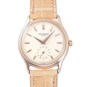 Patek Philippe Calatrava 3923R Ivory/Bar Dial Used Watch Men's