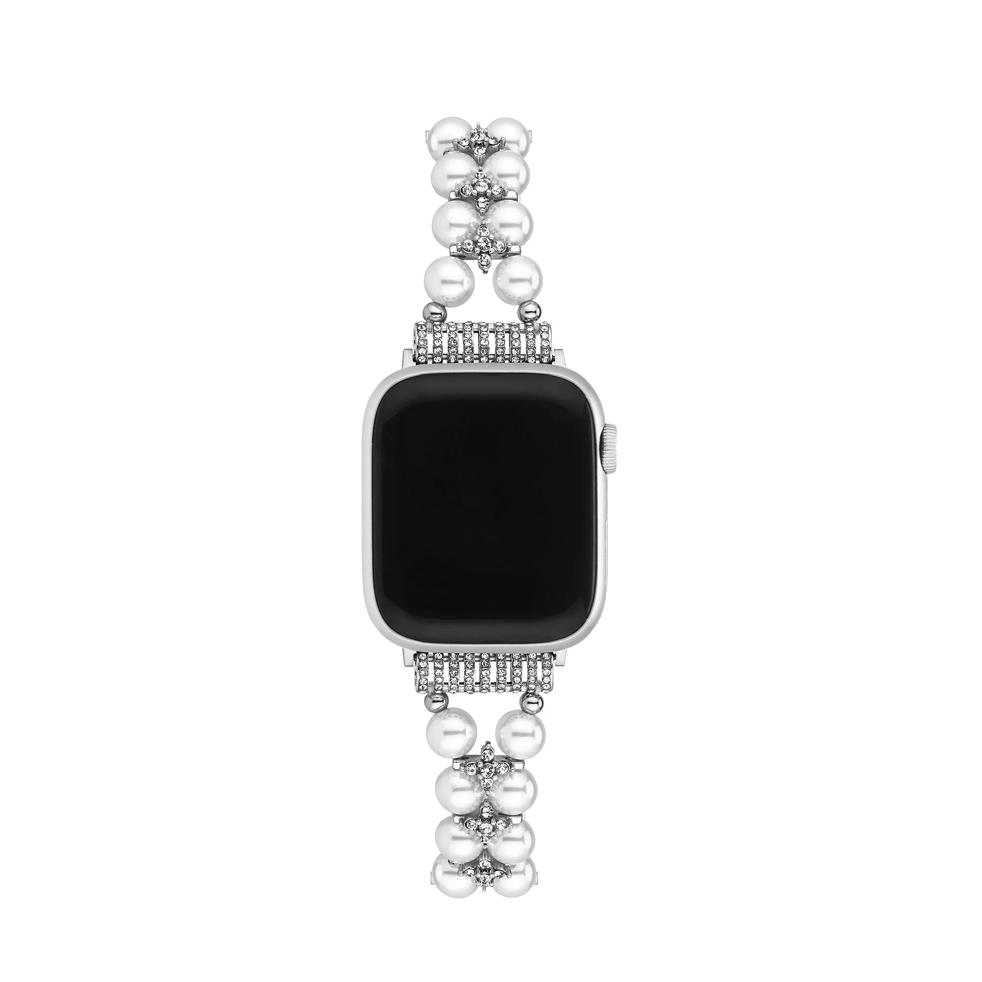 Pearl adorned Rhinestone Watch Band