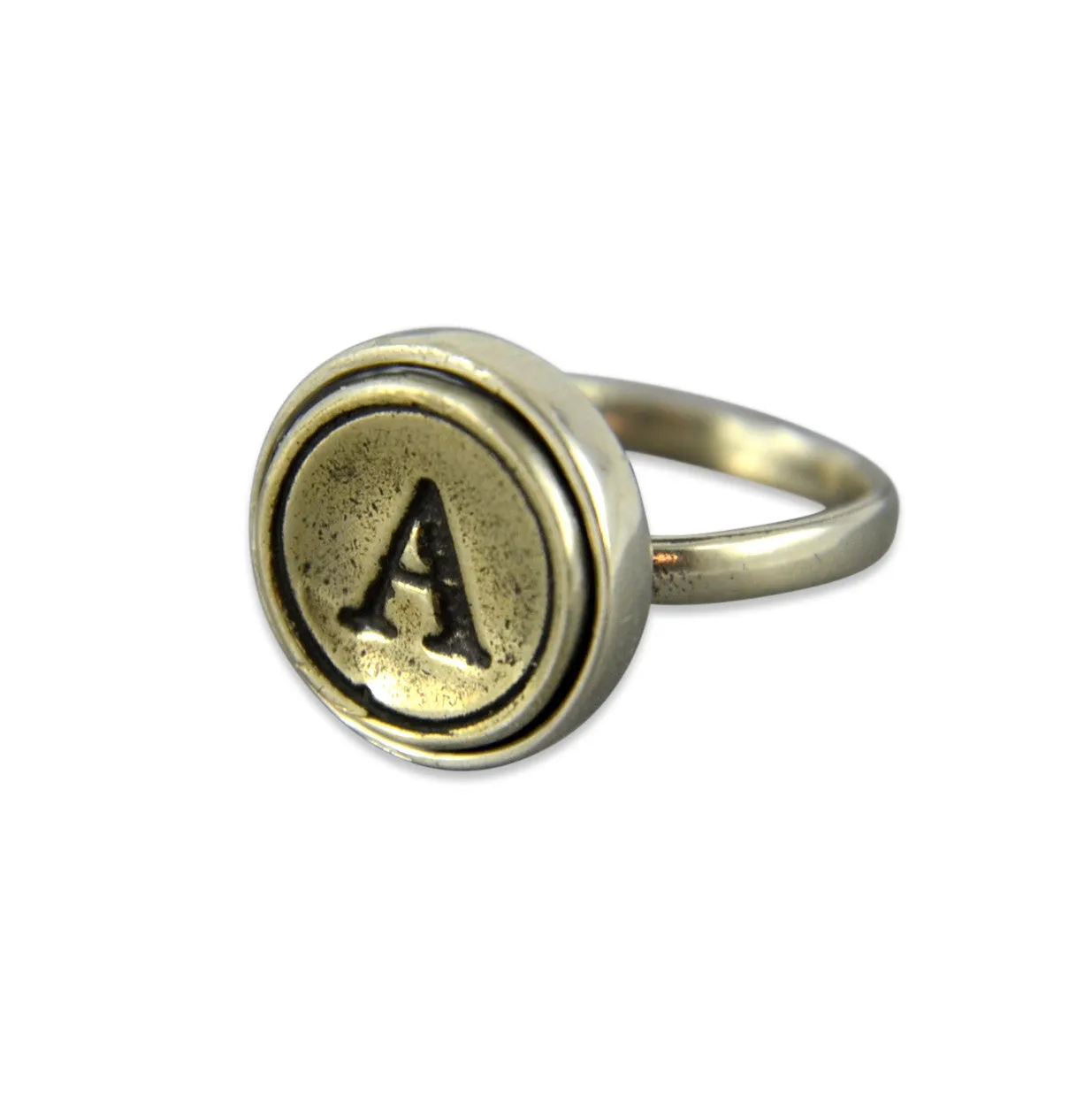 Personalized Letter Ring