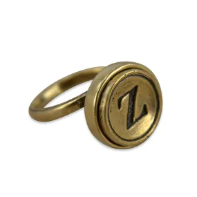 Personalized Letter Ring