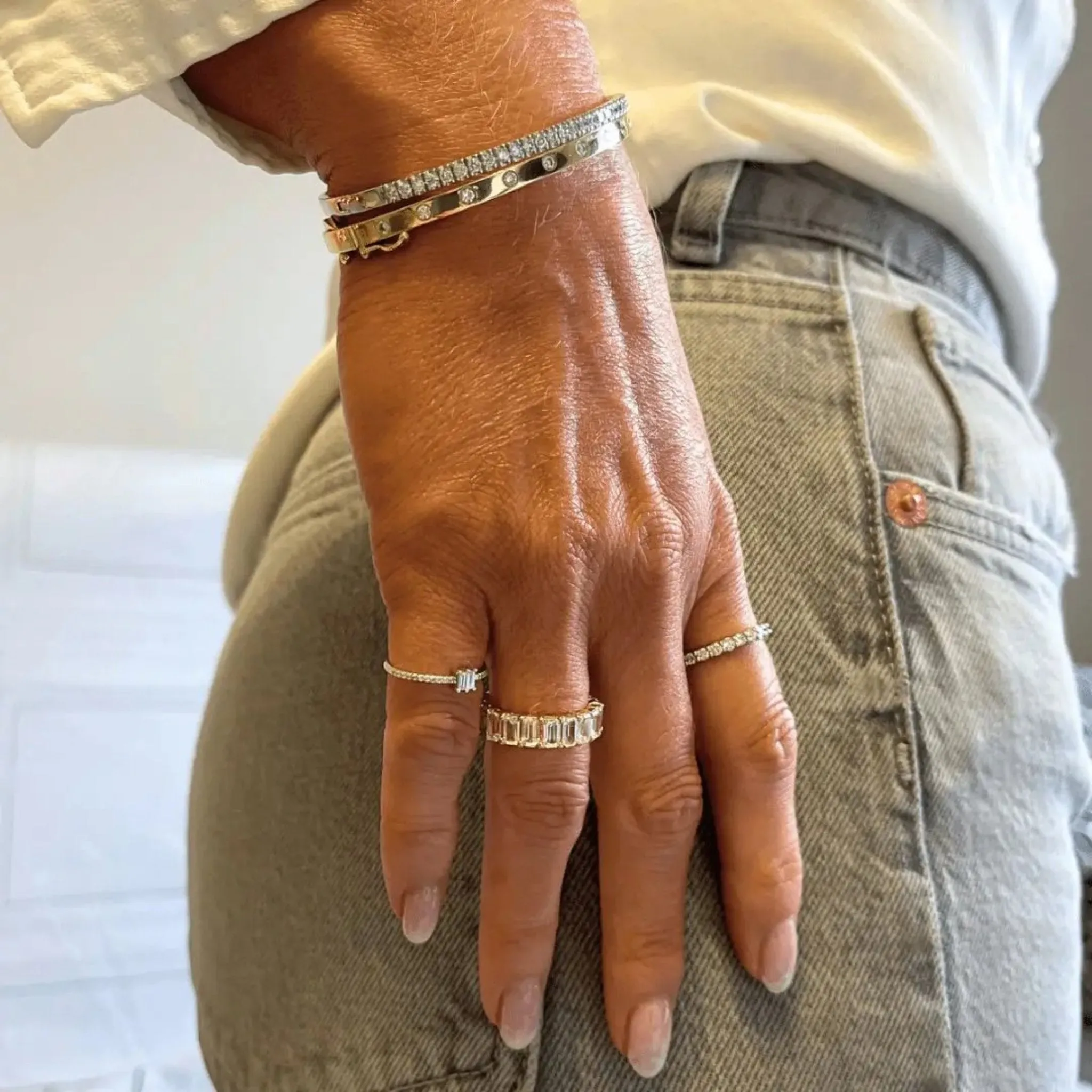 Petite Diamond Baguette Ring