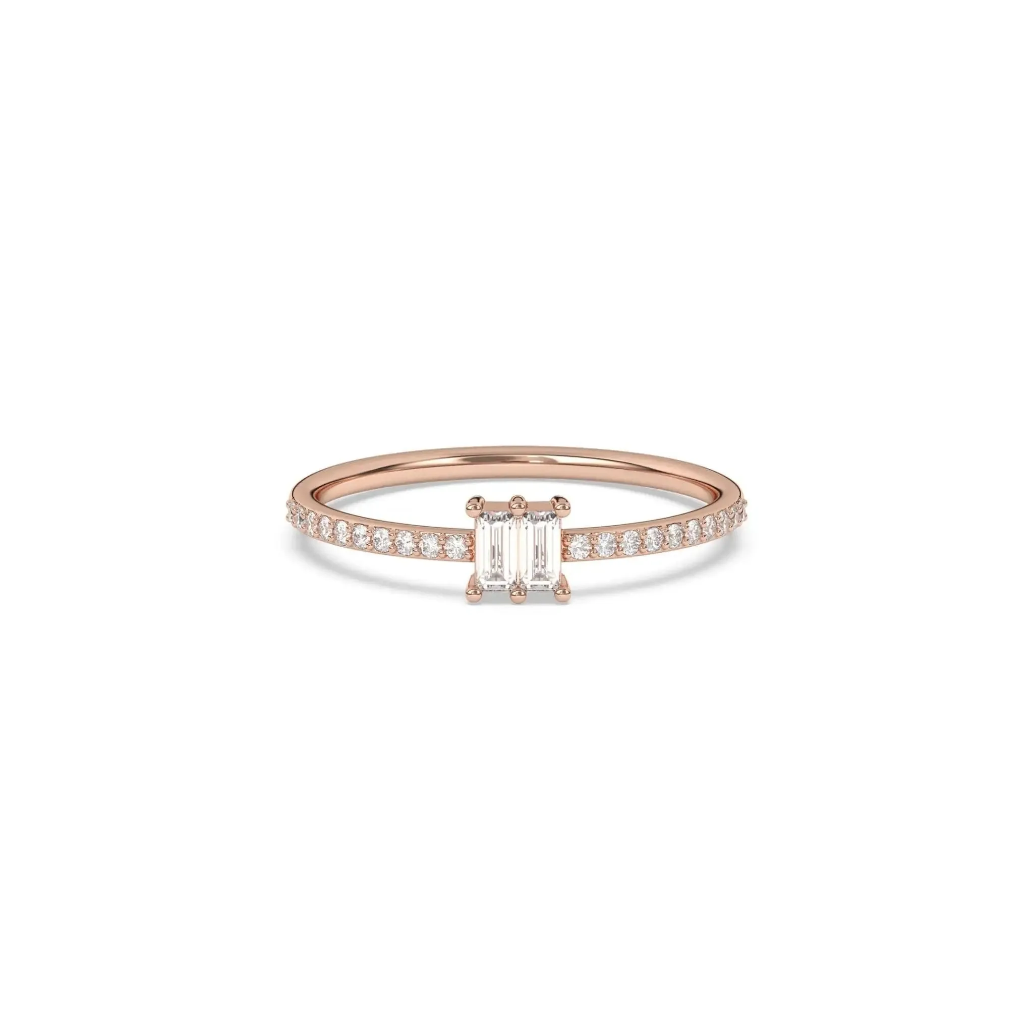 Petite Diamond Baguette Ring