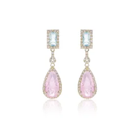 Popular Zircon Water Drop Earring, Women's Girl's Gatherings Jewelry CE11680