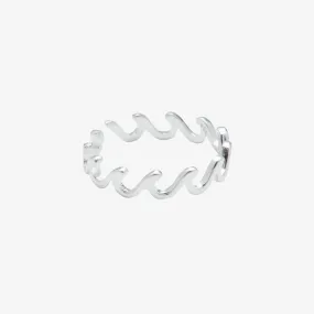 PURA VIDA WAVE BAND TOE RING NEW!