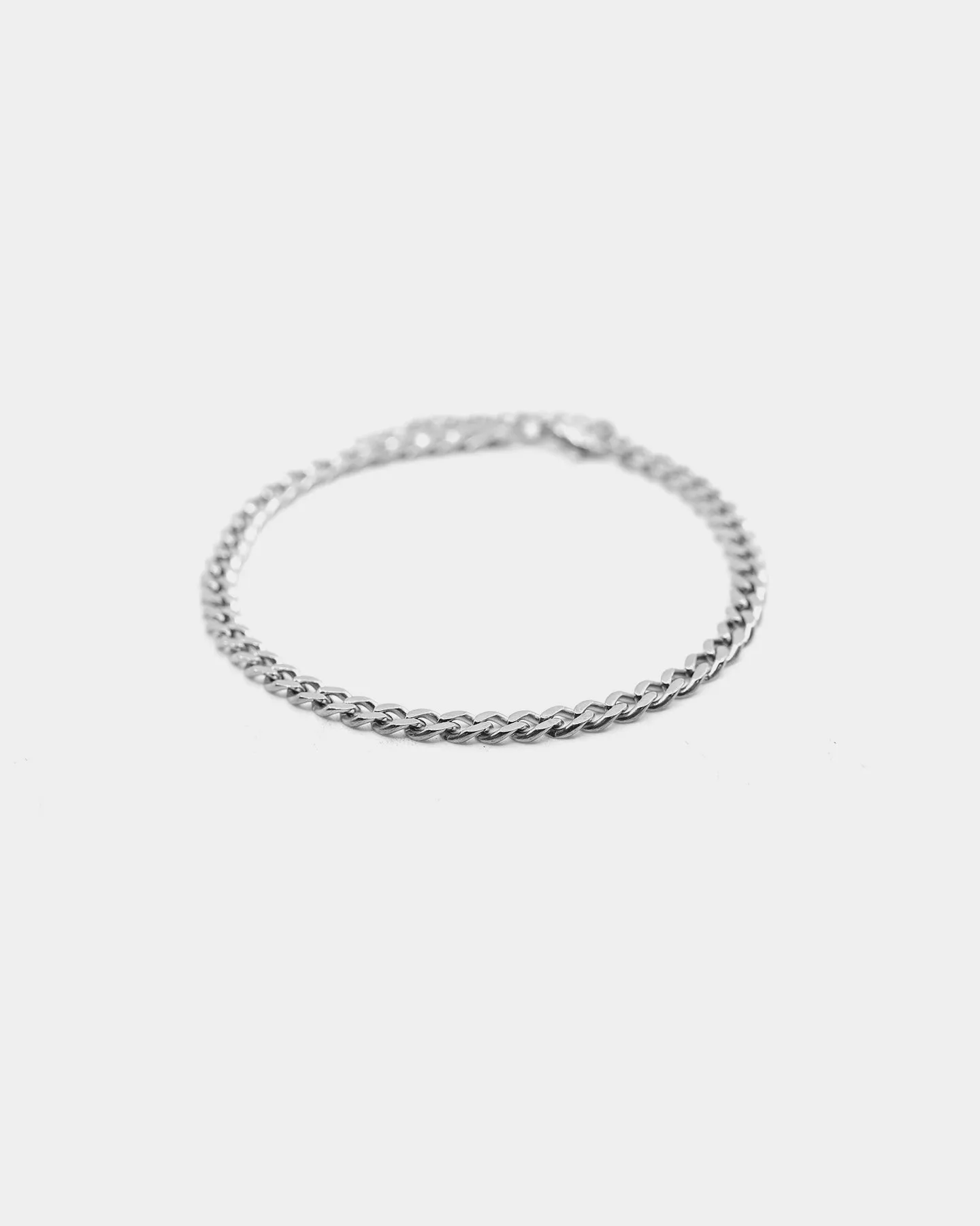 Raising Hell Women's 5mm Cuban Anklet Silver