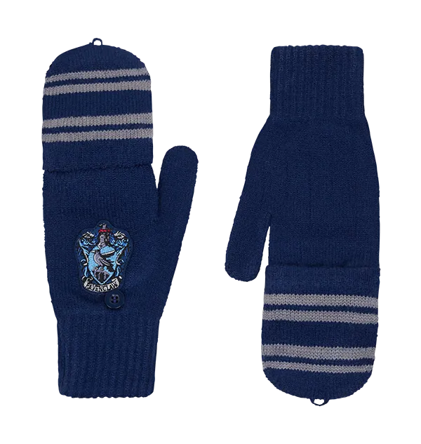 Ravenclaw Knitted Mitten Capped Gloves