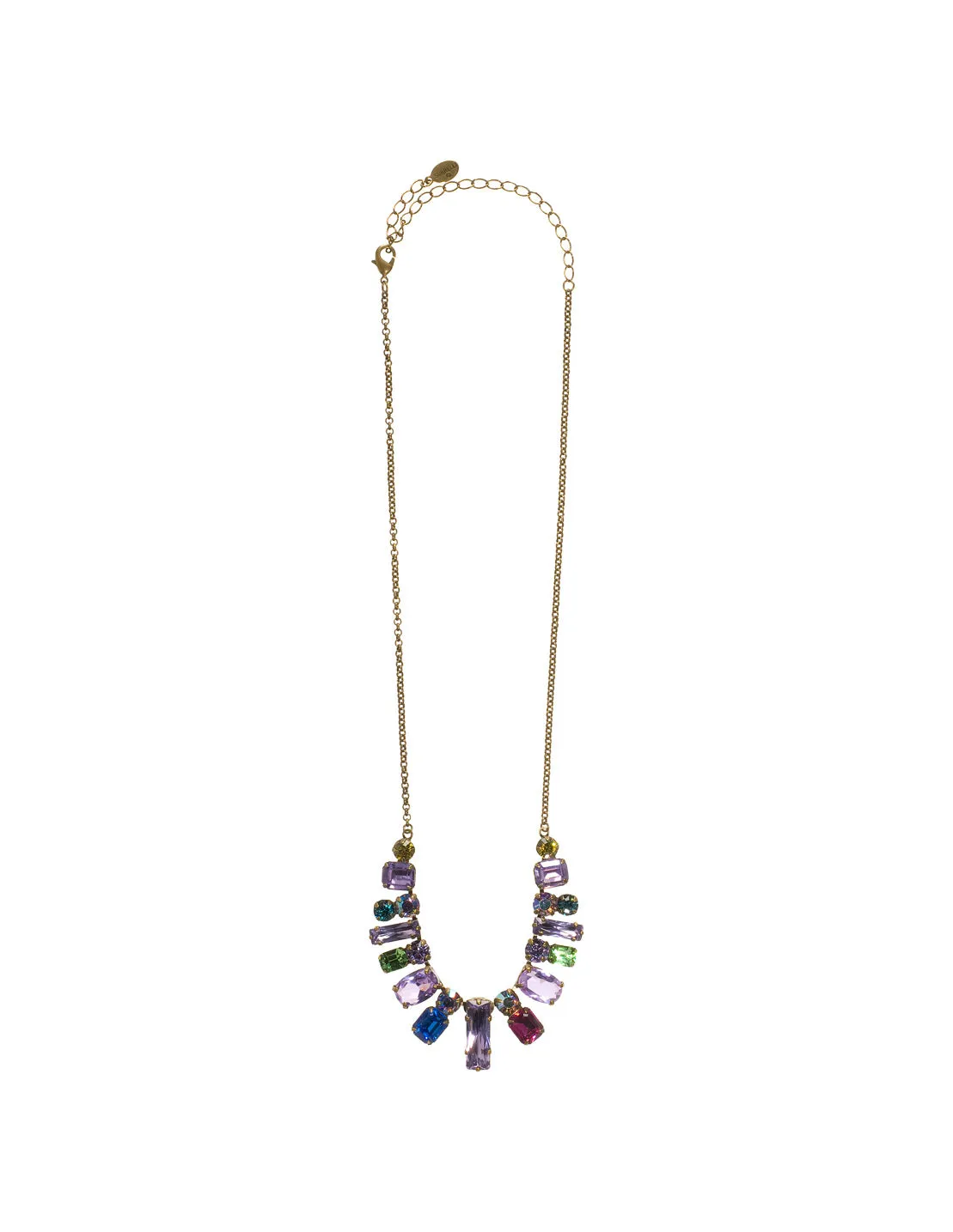 Regal Rectangles Statement Necklace - NCG19AGHAR