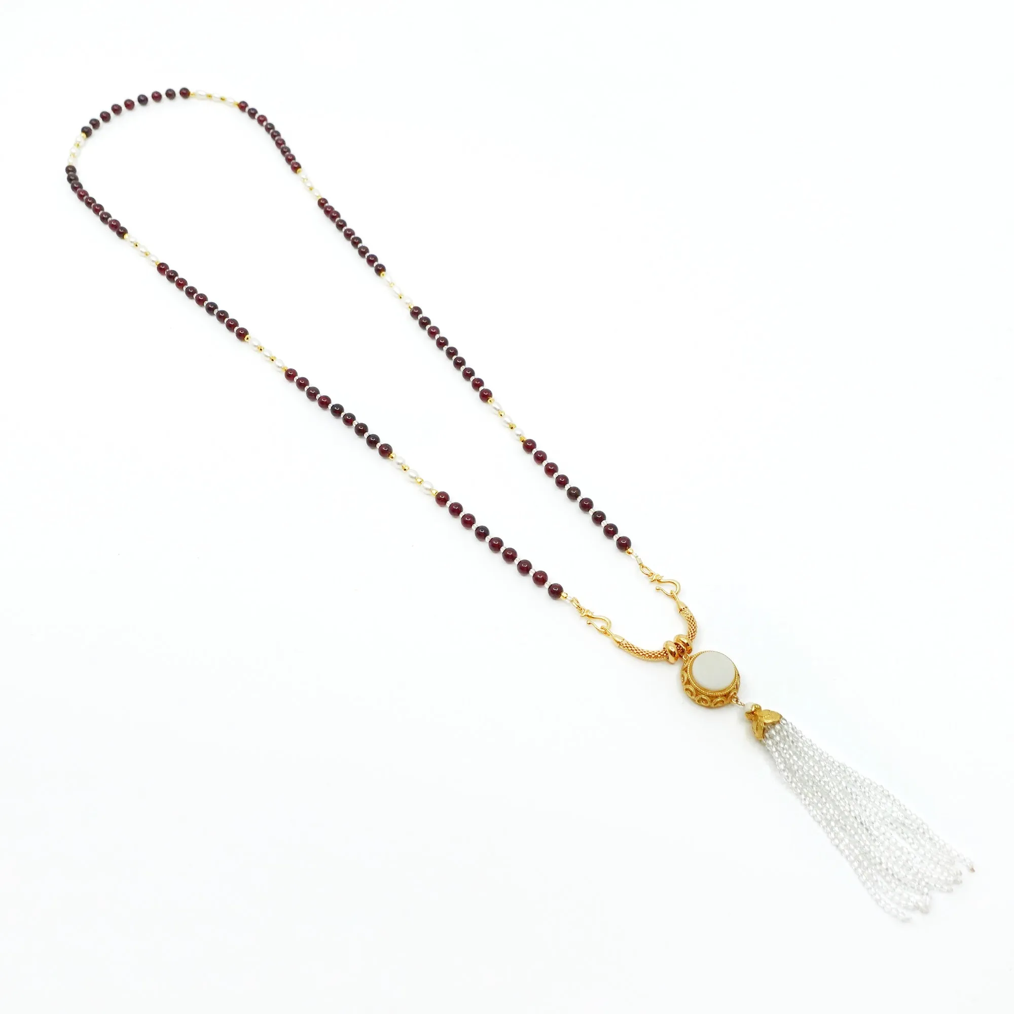 Return to Origin 4mm Garnet Necklace Set