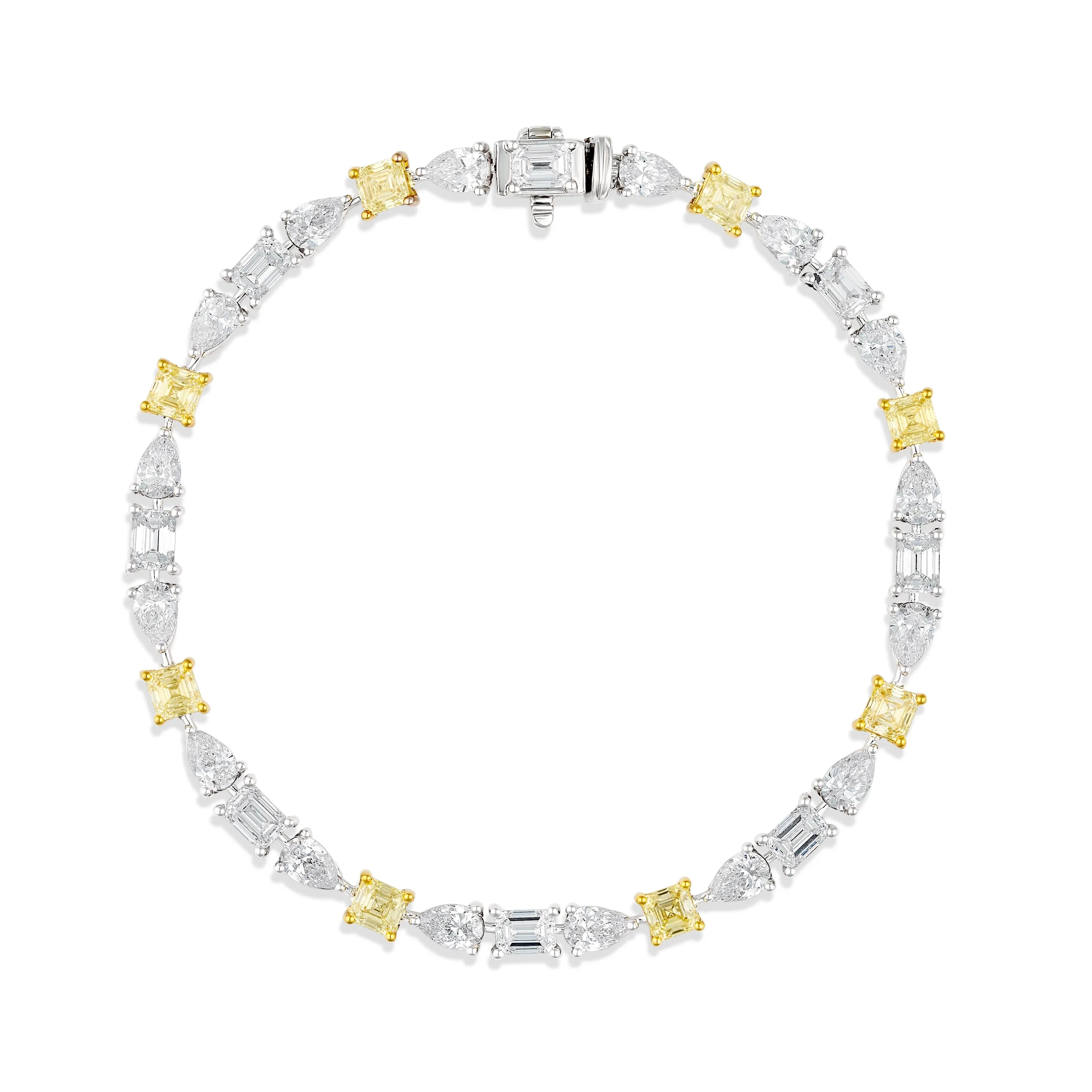 Riviera Monaco Fancy Yellow Diamond Bracelet