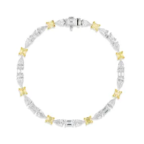 Riviera Monaco Fancy Yellow Diamond Bracelet