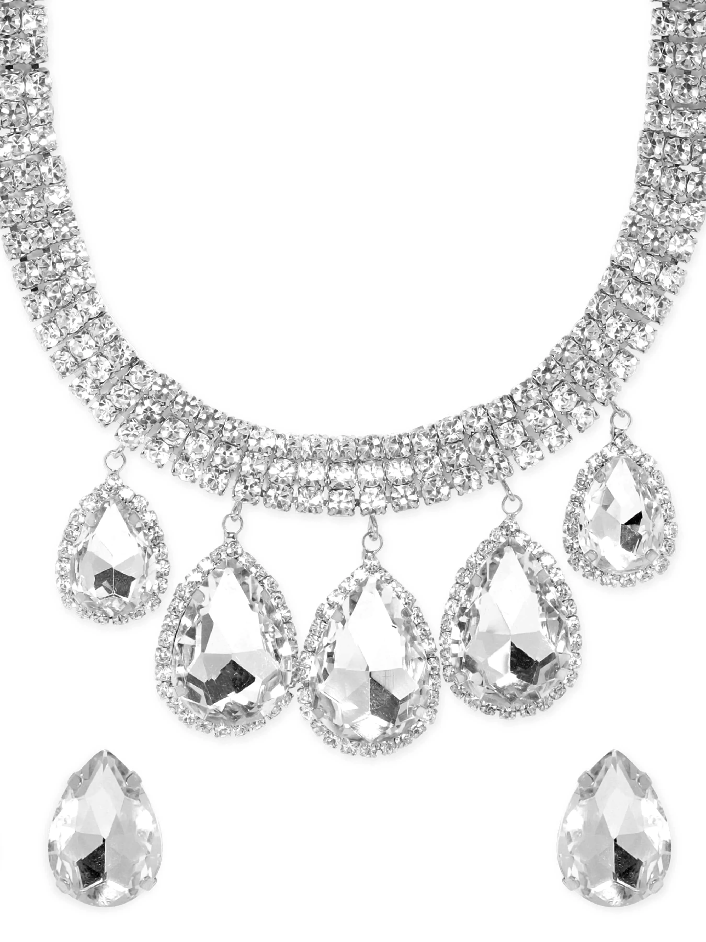 Rubans Enchanted Twilight Zircon Stone Western Necklace Set