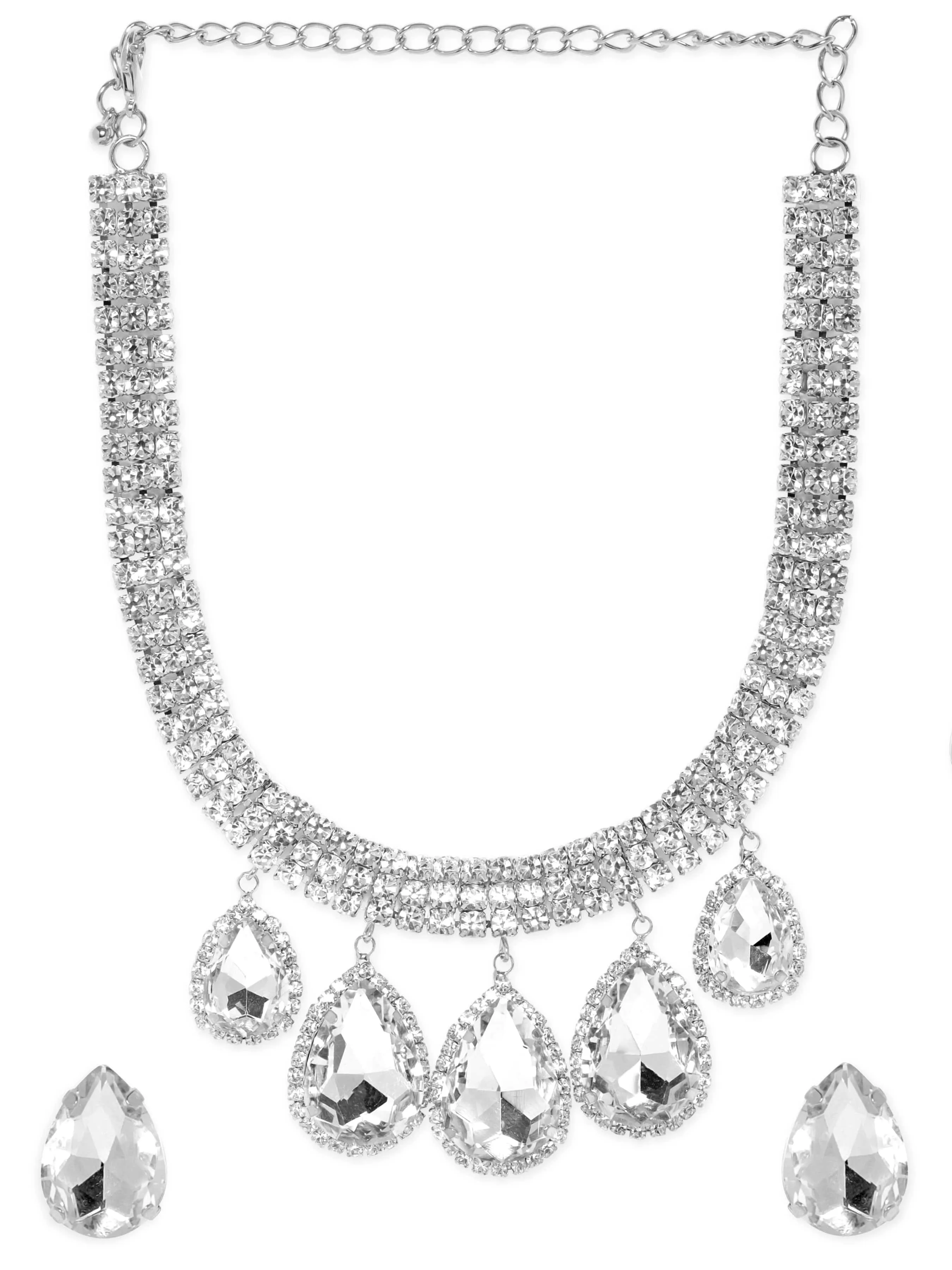 Rubans Enchanted Twilight Zircon Stone Western Necklace Set