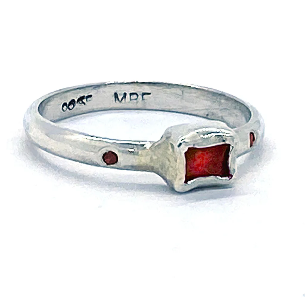 Ruby & Diamonds Ring (size 6 1/2)