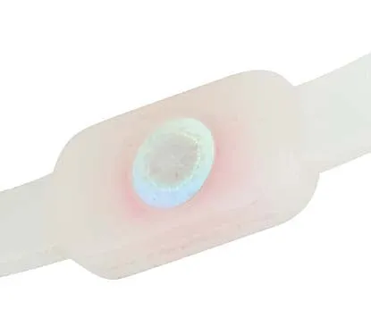 Silicone Ultra 1 Anklet - Translucent / Pink